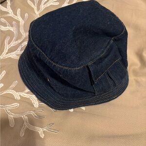 Liz Claiborne Navy Denim Hat